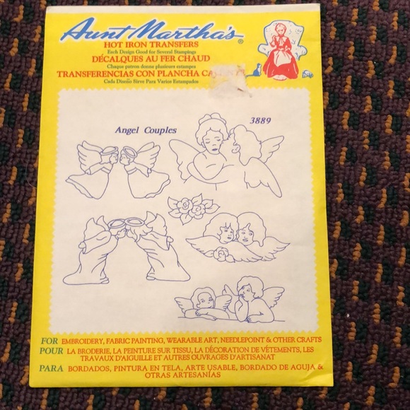 NWT Embroidery Hoop and Angel design transfers for Arts and Crafts - Picture 3 of 16
